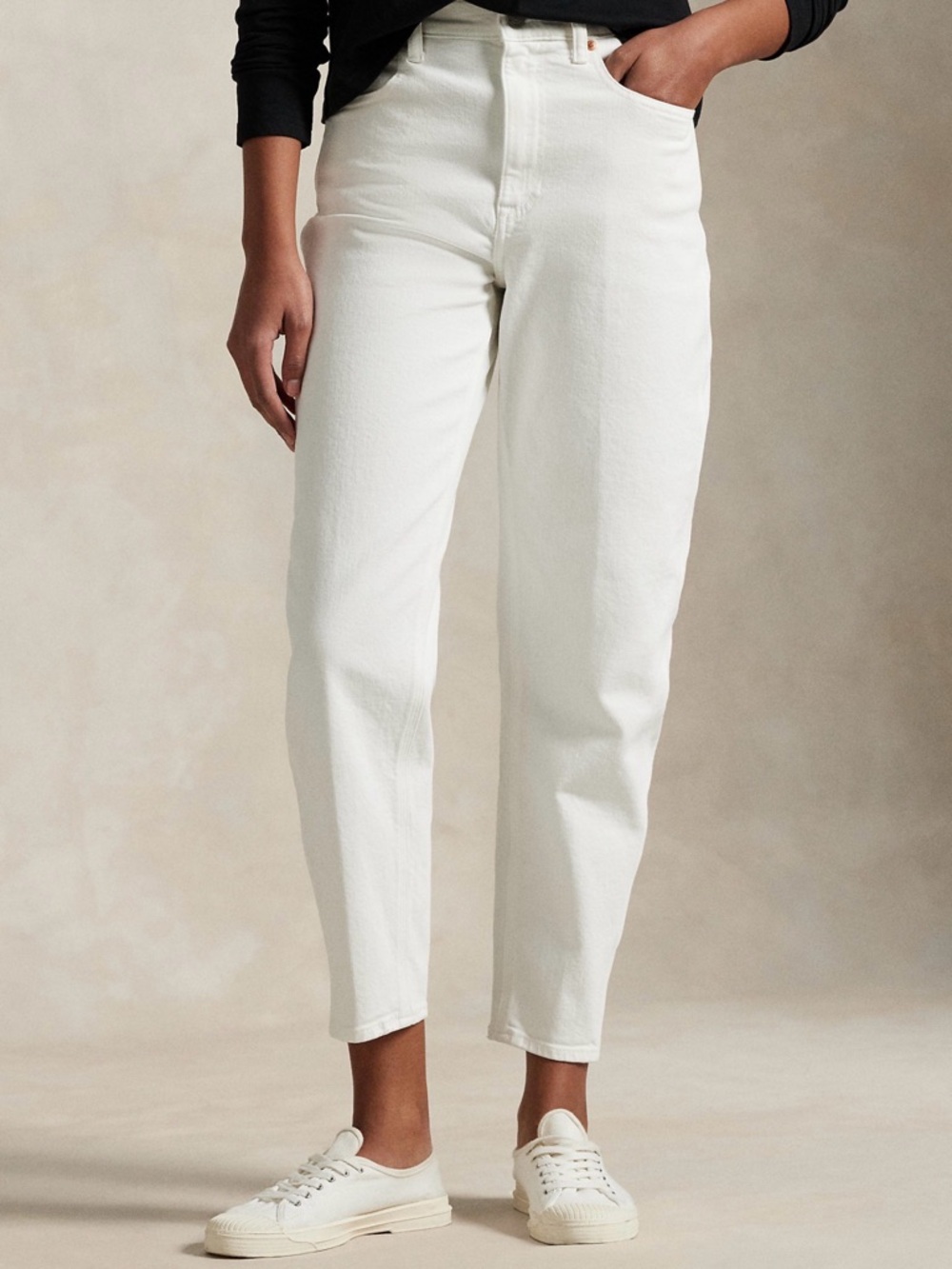 Polo by Ralph Lauren White High-Rise Jeans